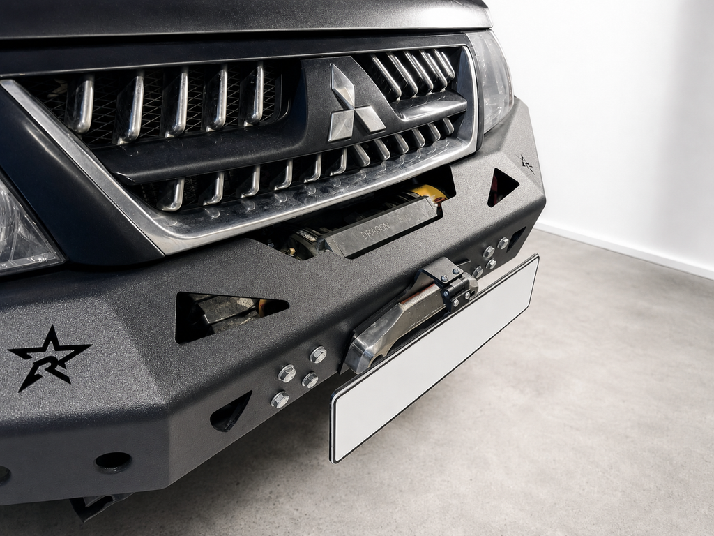 Klappbarer Kennzeichenhalter für Seilwinde aus CNC-Aluminium