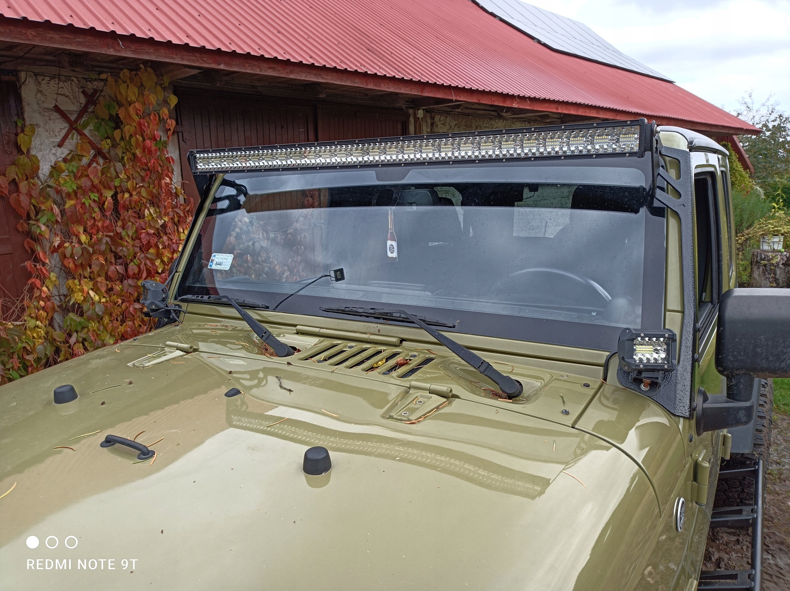 Supporto combinato da 52" per barra LED e fari supplementari – Jeep Wrangler JK JKU