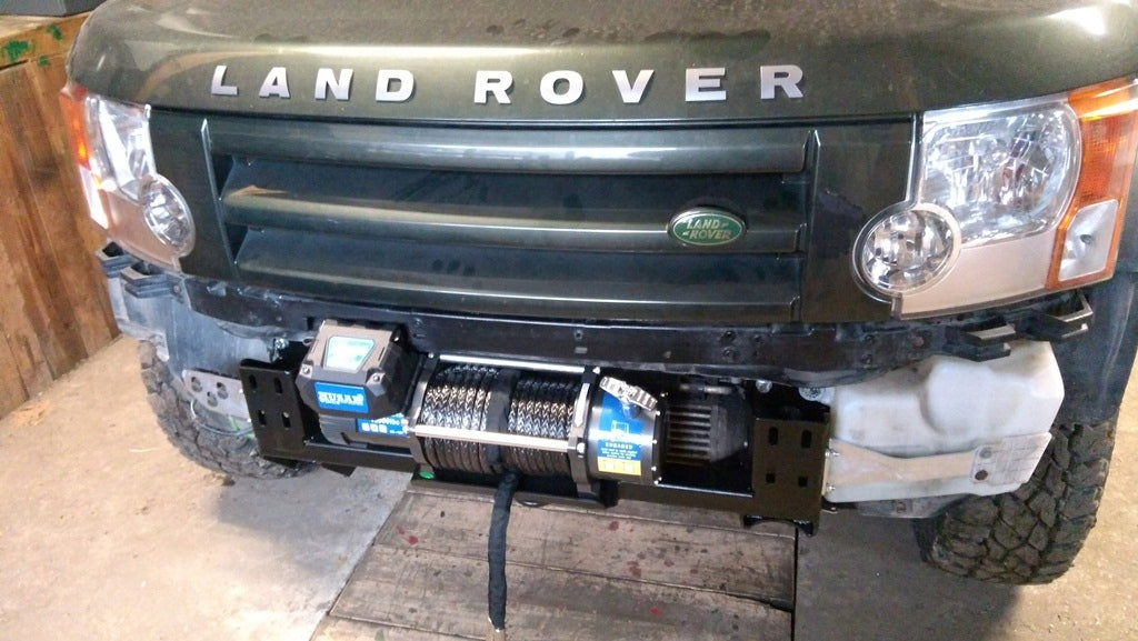 Seilwindenstoßstange mit Bullbar vorne Land Rover Discovery 3