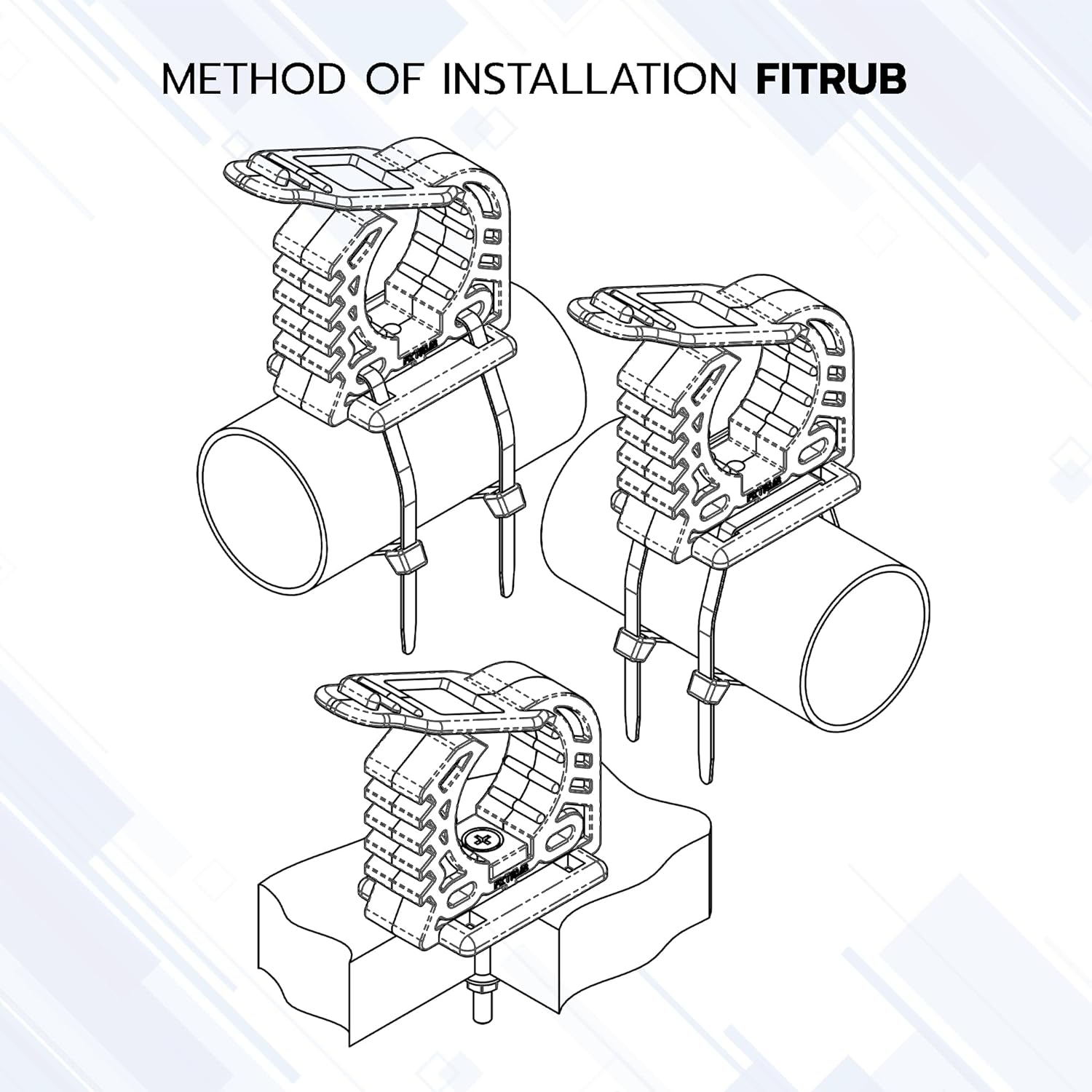 Cuscinetto di bloccaggio FITRUB morsetto 22-31 mm 