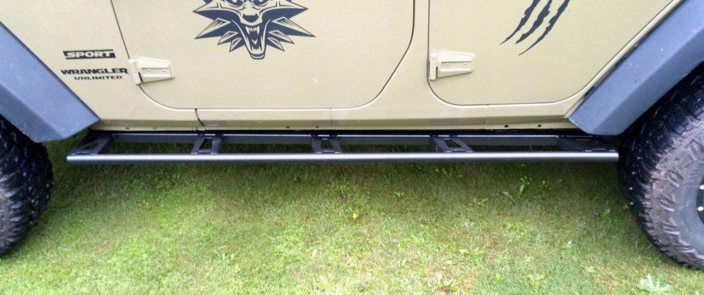 Rock Slider Side Sill Protector Tubes Jeep Wrangler JKU