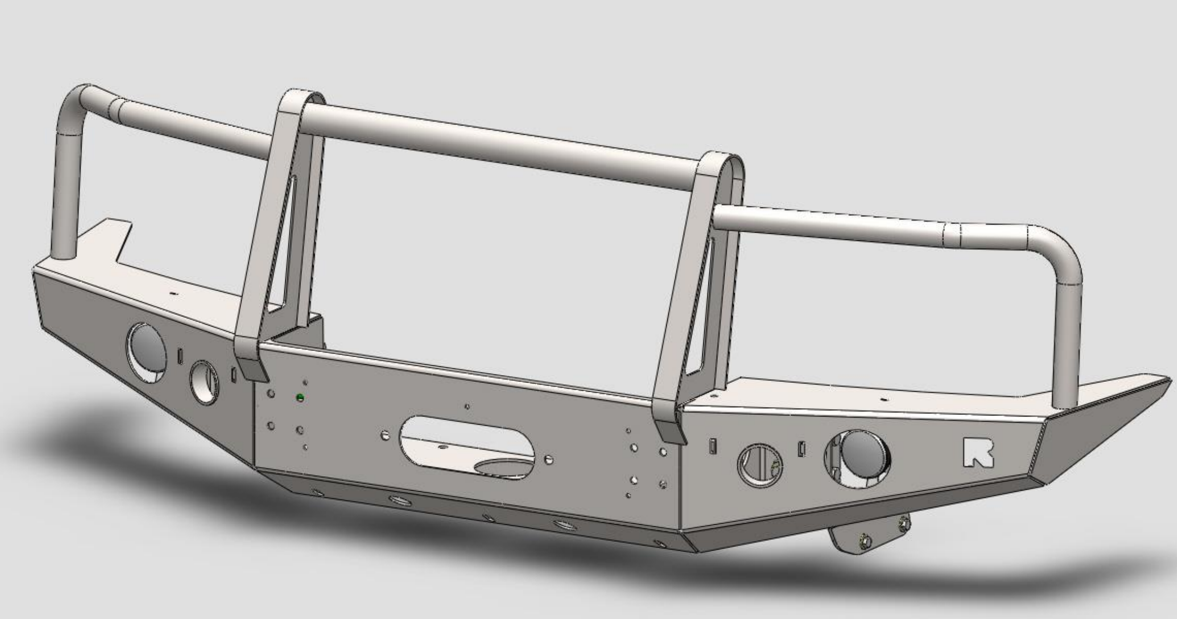 Seilwindenstoßstange mit Bullbar und Lampenschutzbügel Suzuki Vitara (Long) 2.0 & V6 (1988–1998)