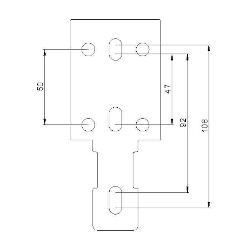 Low profile bracket for 270° awning