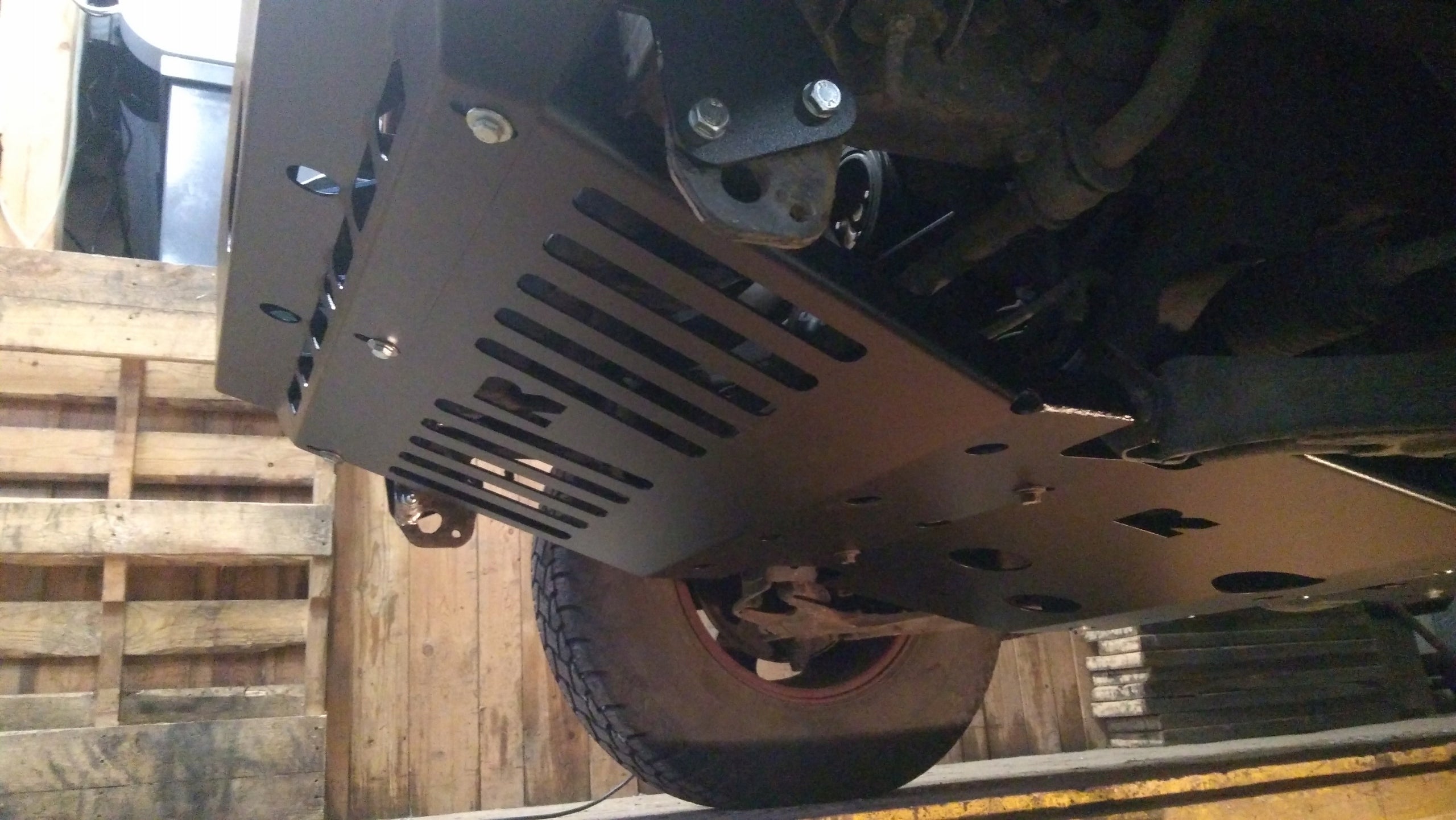Underbody Protection for Engine, Radiator & Sump – Opel Frontera B with Winch Bumper