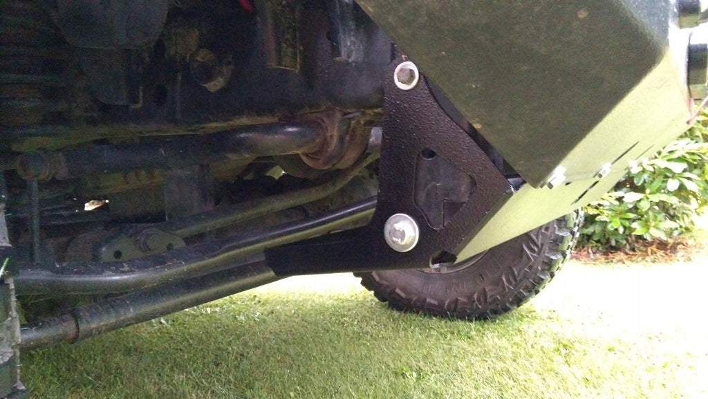 Protezione sottoscocca per scatola sterzo e assale anteriore Jeep Wrangler JK JKU