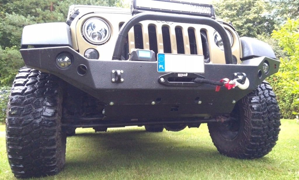 Protezione sottoscocca per scatola sterzo e assale anteriore Jeep Wrangler JK JKU