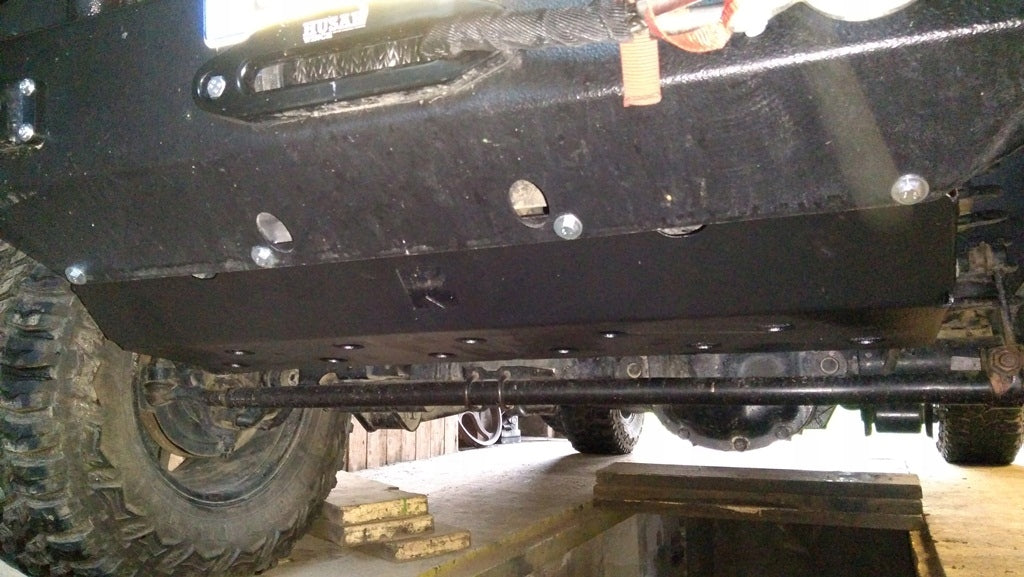 Protezione sottoscocca per scatola sterzo e assale anteriore Jeep Wrangler JK JKU