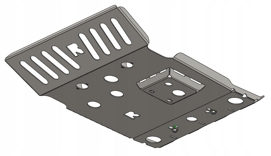 Piastra paramotore, assale anteriore e scatola guida – Jeep Cherokee KJ