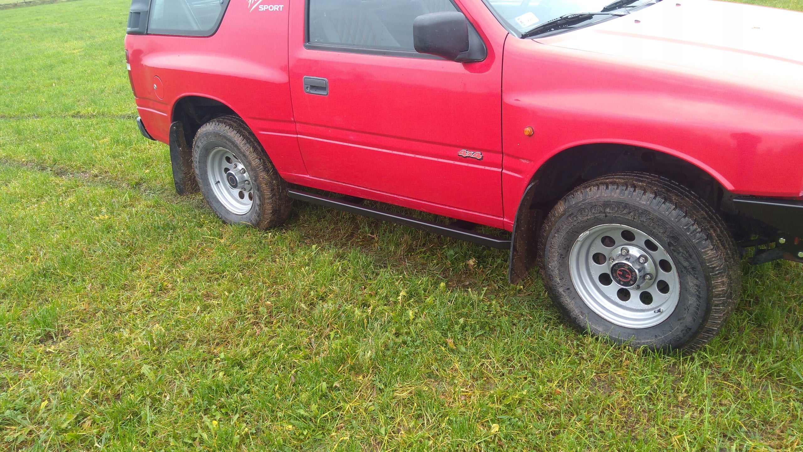 Sottoporta tubolari Rockslider Opel Frontera A 3 porte