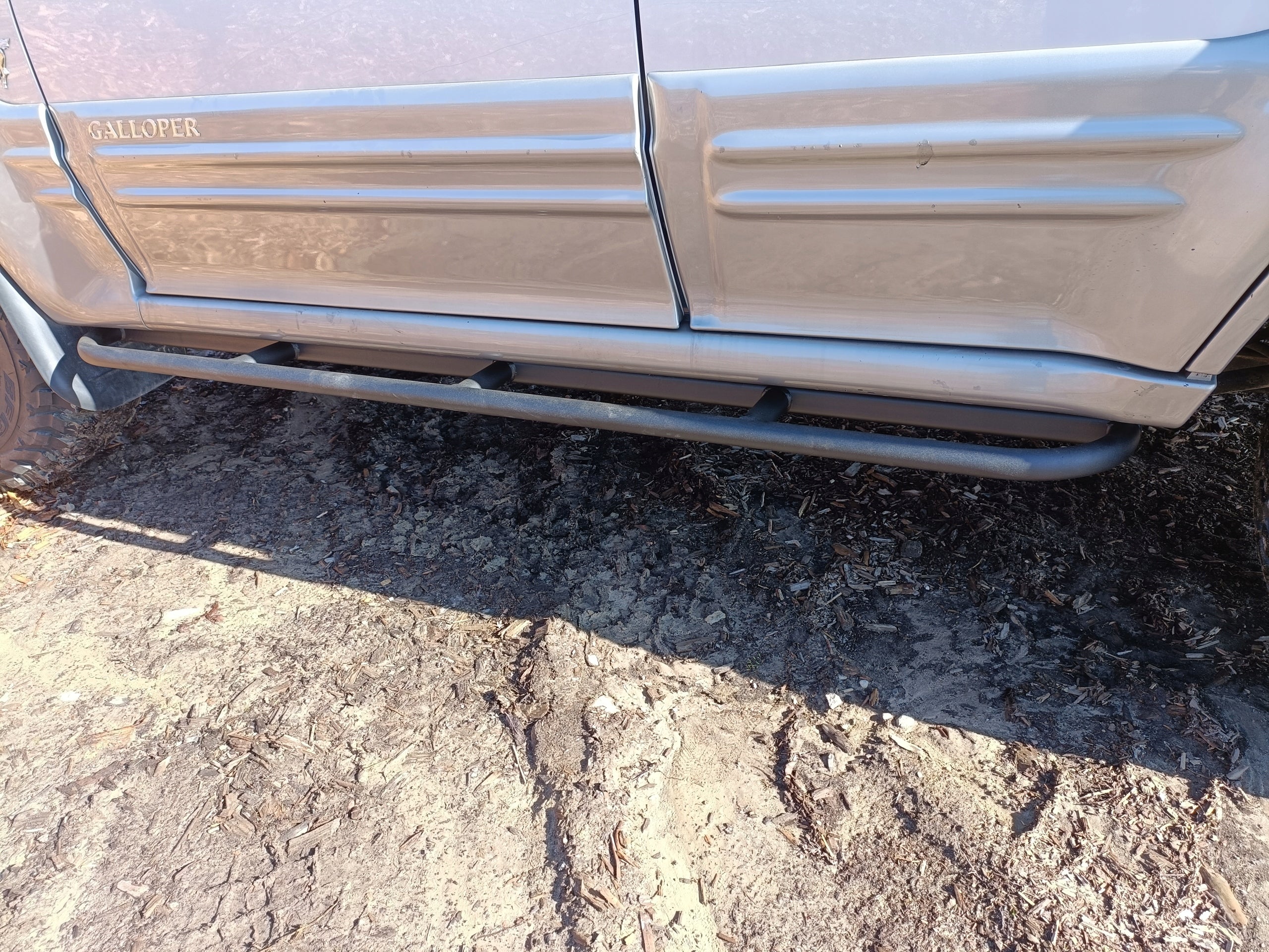 Rock Slider Side Skirt Protection Tubes Hyundai Galloper 5-Door