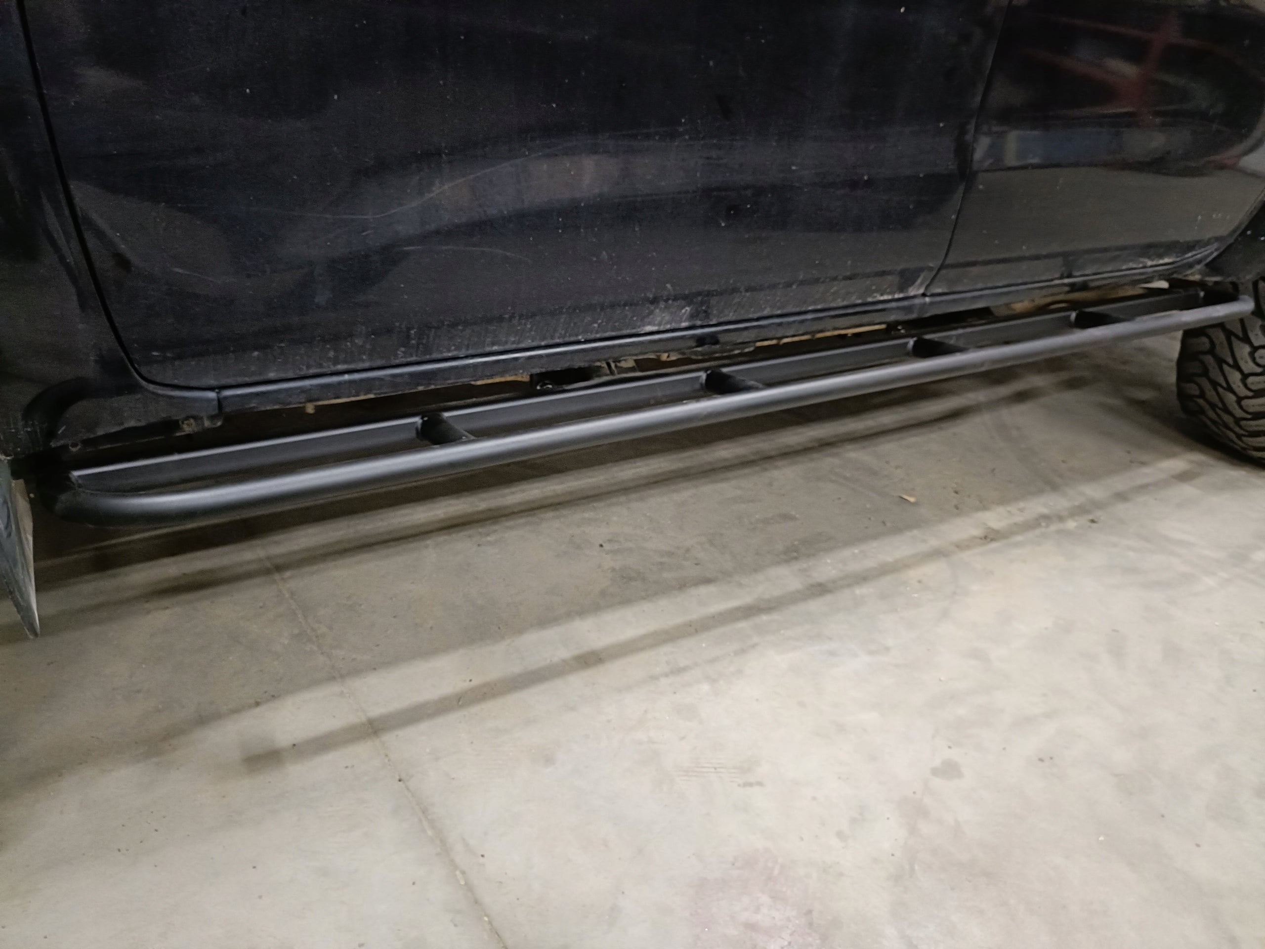 Rockslider Side Skirts Protection Pipes Nissan Navara D23