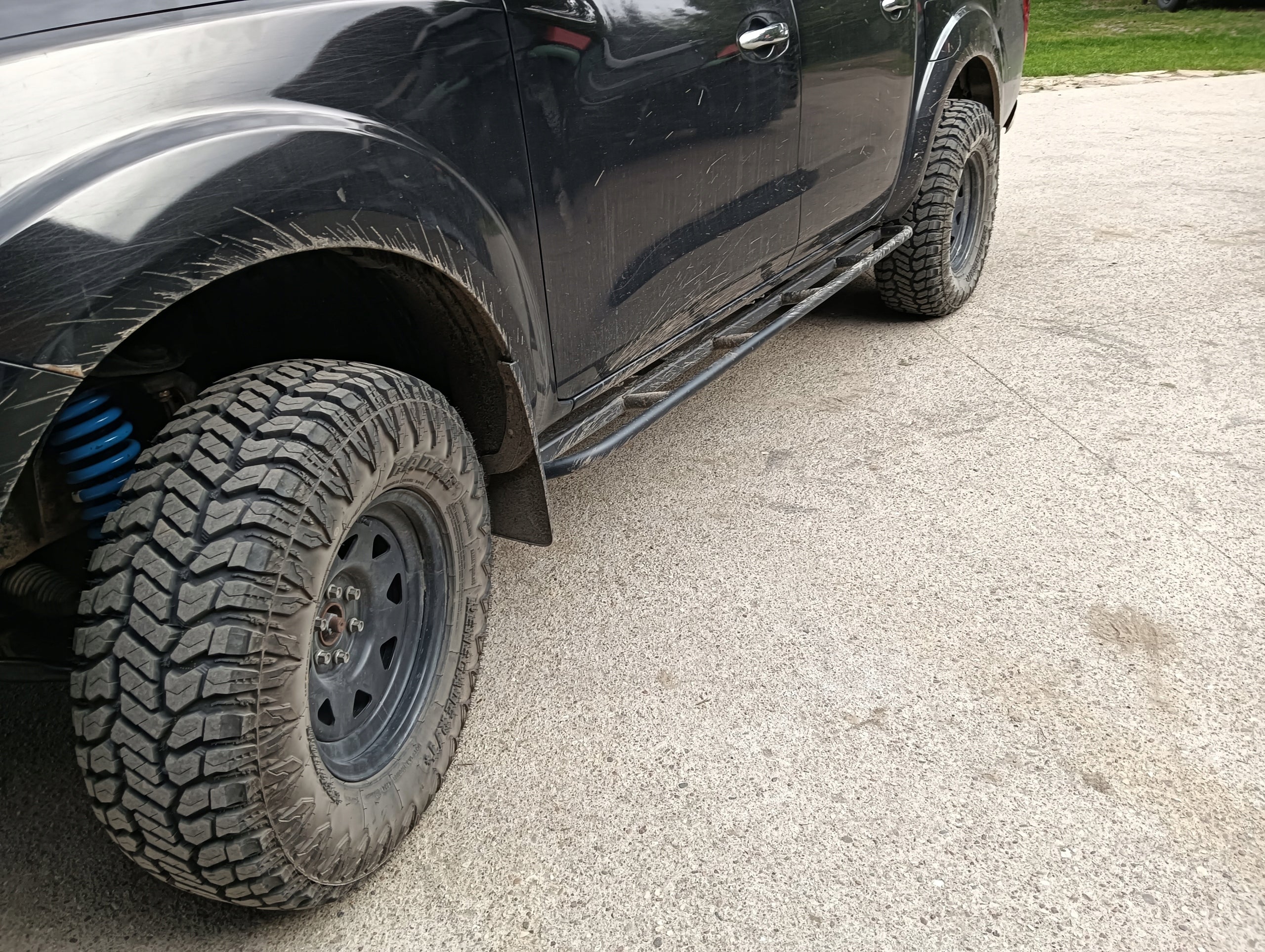 Rockslider Side Skirts Protection Pipes Nissan Navara D23