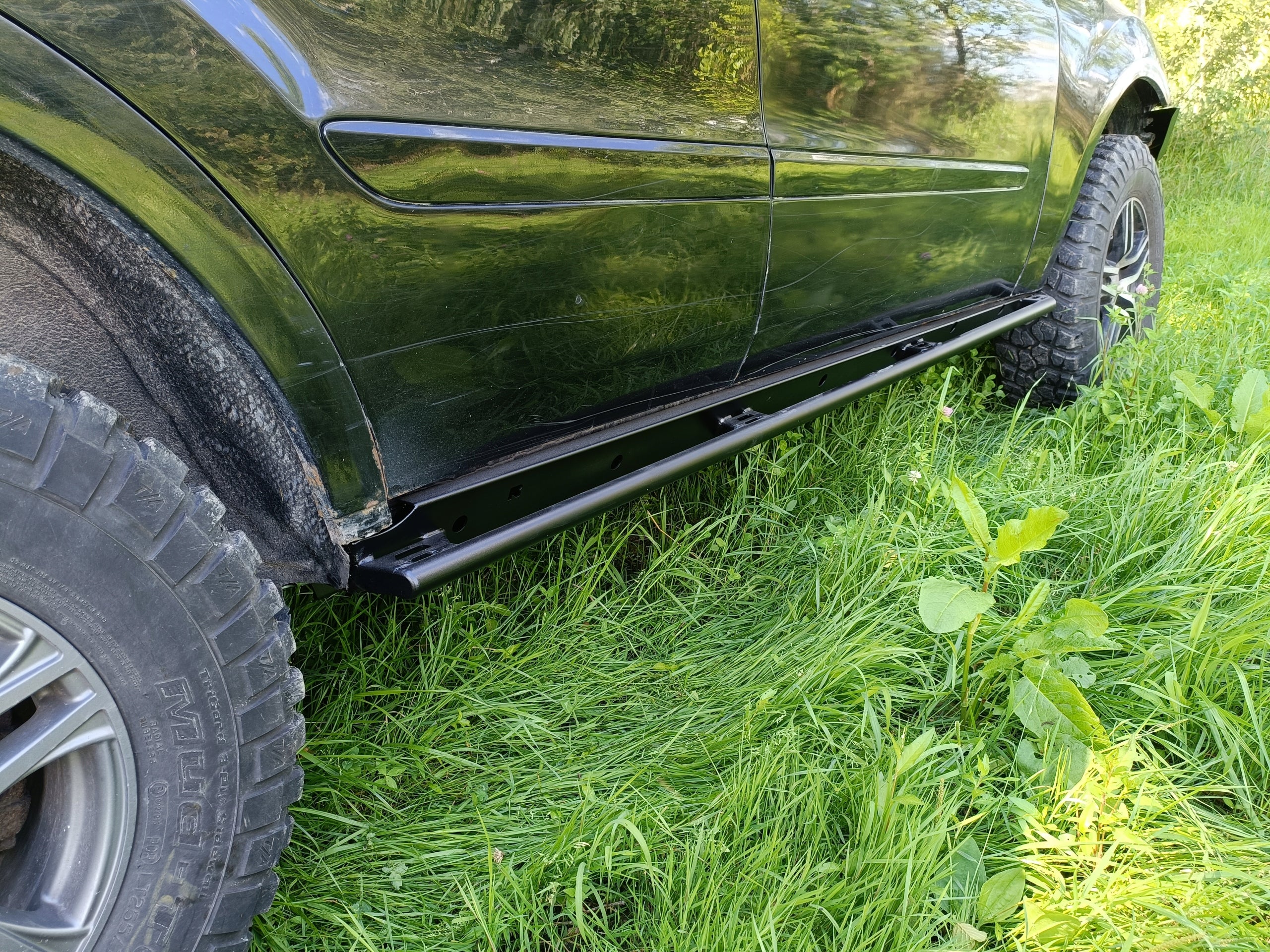 Rockslider Side Sill Protector Tubes Mercedes ML