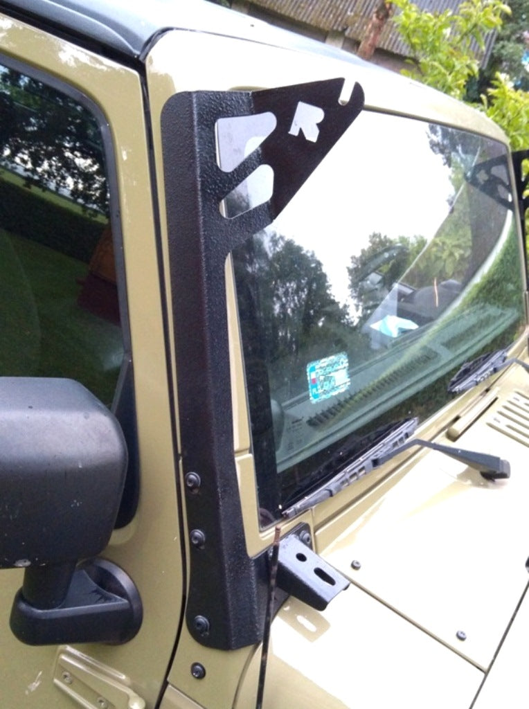 Combination Mount 52" LED Bar & Auxiliary Lights – Jeep Wrangler JK JKU