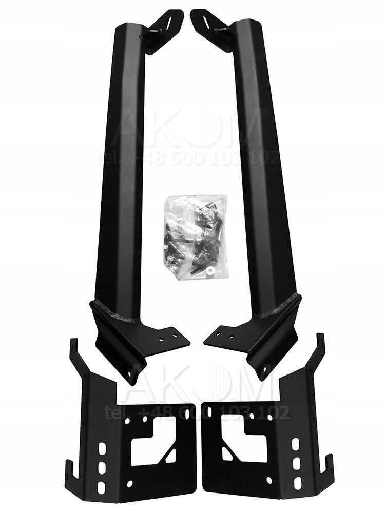 Supporto combinato da 52" per barra LED e fari supplementari – Jeep Wrangler JK JKU