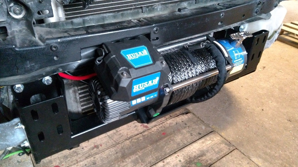 Seilwindenstoßstange mit Bullbar vorne Land Rover Discovery 3