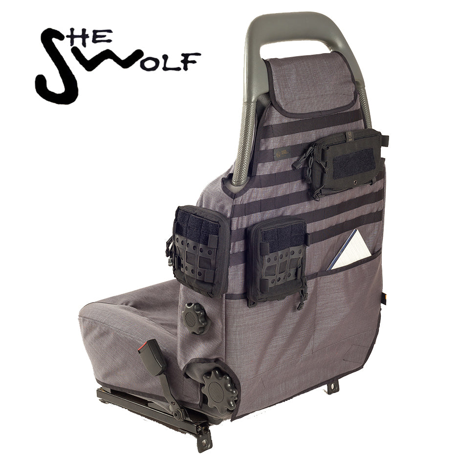 Seat covers – Organizer set for the front seats of the Land Rover Discovery 1 300 tdi