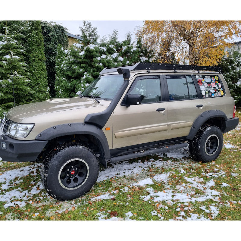 Portapacchi basso in alluminio per Nissan Patrol GU / GR Y61 5 porte