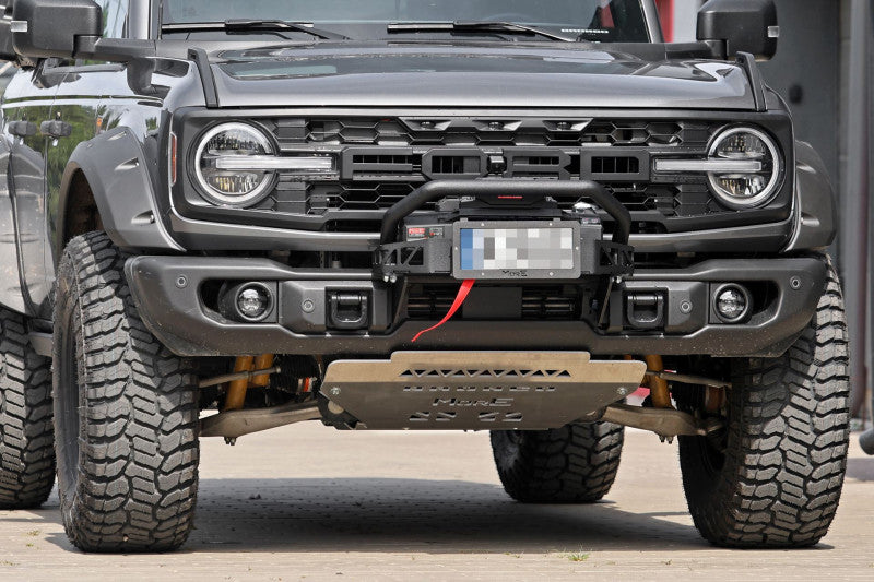 Montageplatte für Seilwinde Ford Bronco Badlands 2021 (OEM-Stahlstoßstange)