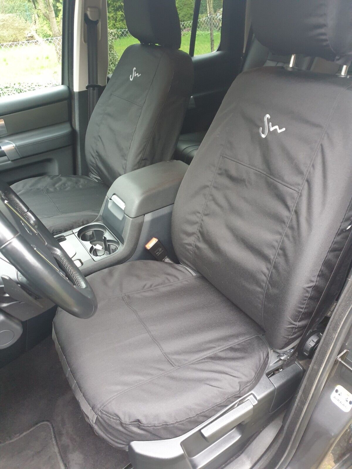 Seat covers – Organizer set for the front of the Land Rover Discovery 4