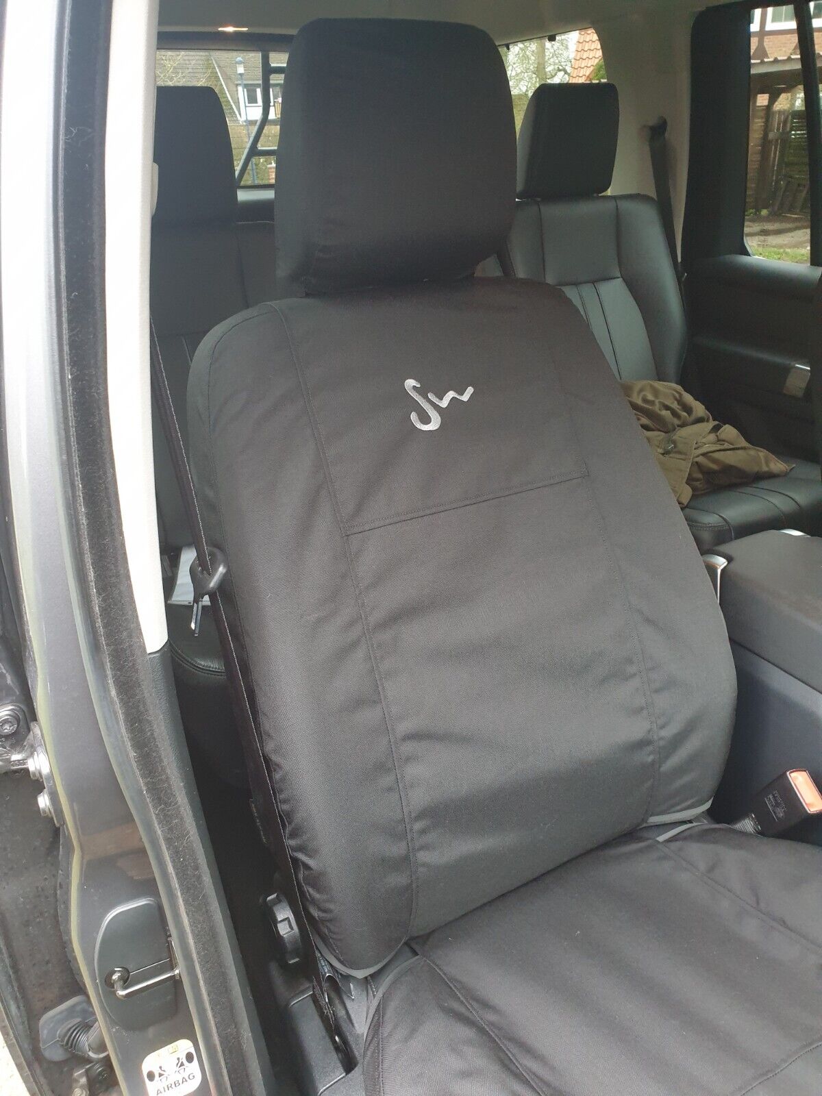 Seat covers – Organizer set for the front of the Land Rover Discovery 4