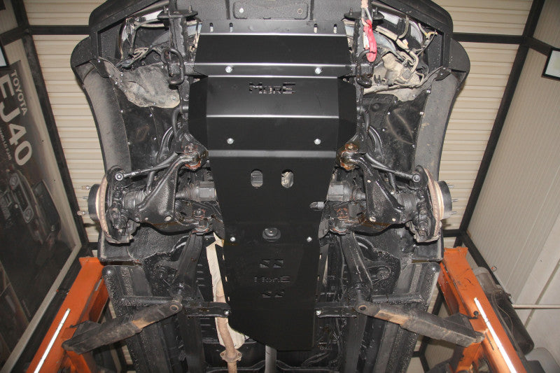 Stahl Unterfahrschutz Motor & Lenkung Toyota Hilux 7 Vigo 2005-2011 mit MO-Z010 Stoßstange