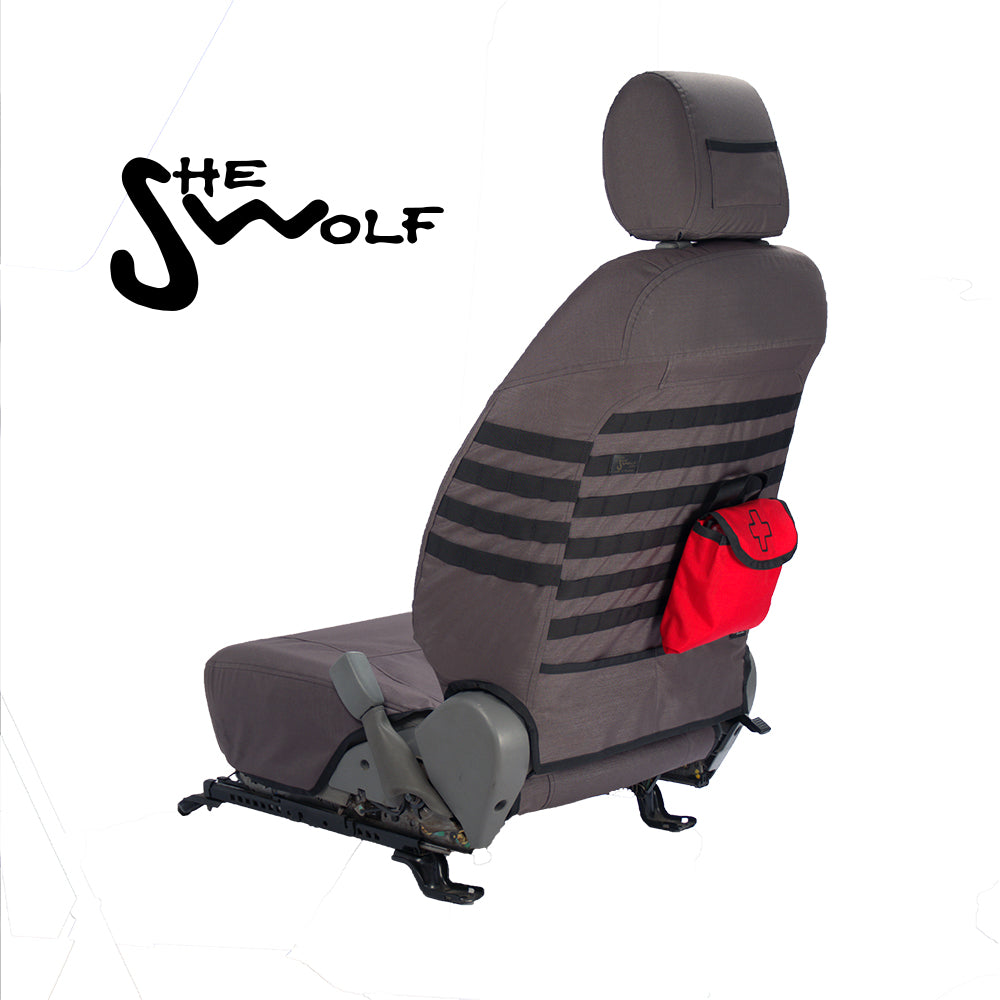 Sitzbezüge - Organizer-Set für die Vordersitze des Toyota Hilux VII