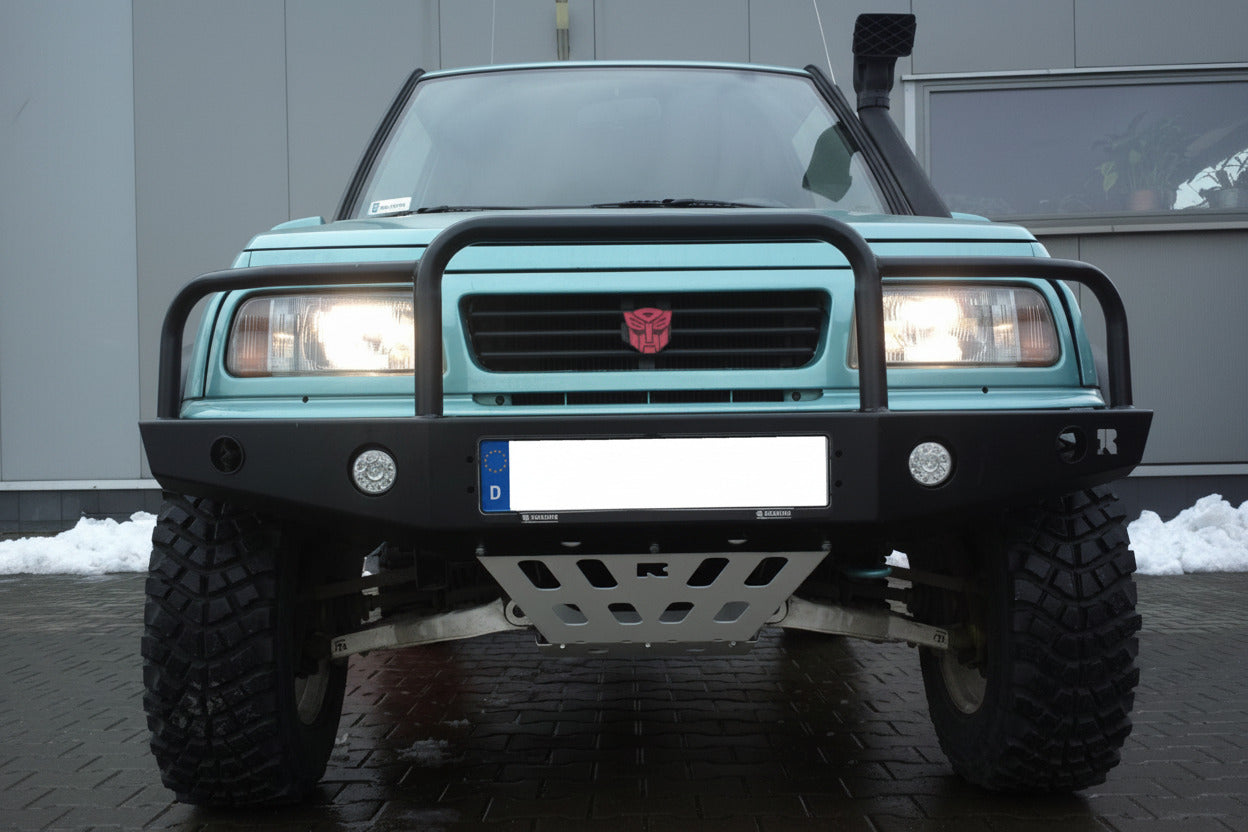 Seilwindenstoßstange mit Bullbar und Lampenschutzbügel Suzuki Vitara 1.6 3 Türer (1988–1998)