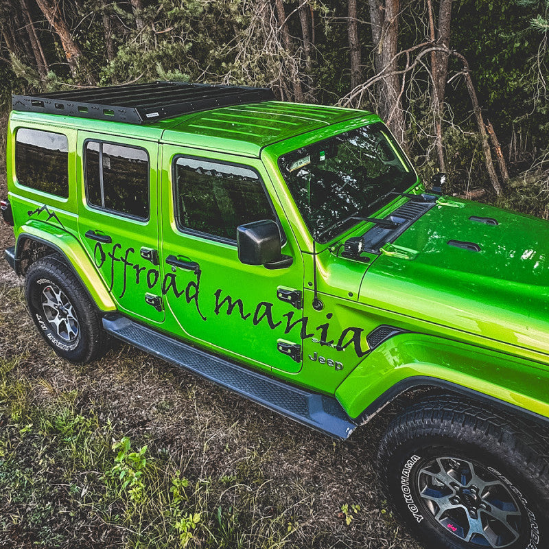 Jeep Wrangler JLU Low Profile Dachträger kurze Version