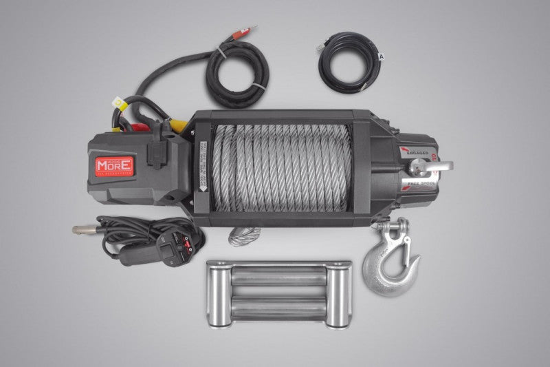 Seilwinde MorE 4x4 PRO 17500lbs 12V Fernbedienung